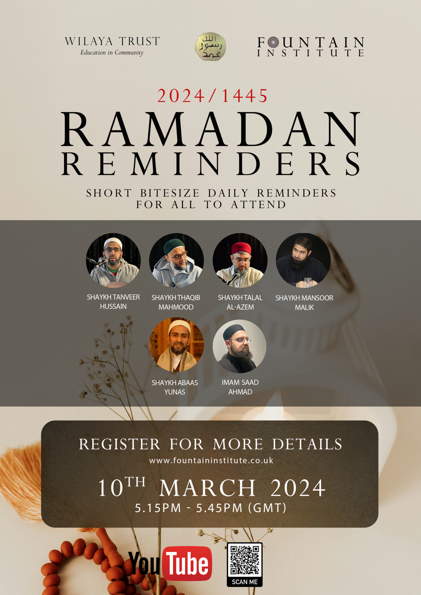Ramadan Reminders 2024/1445