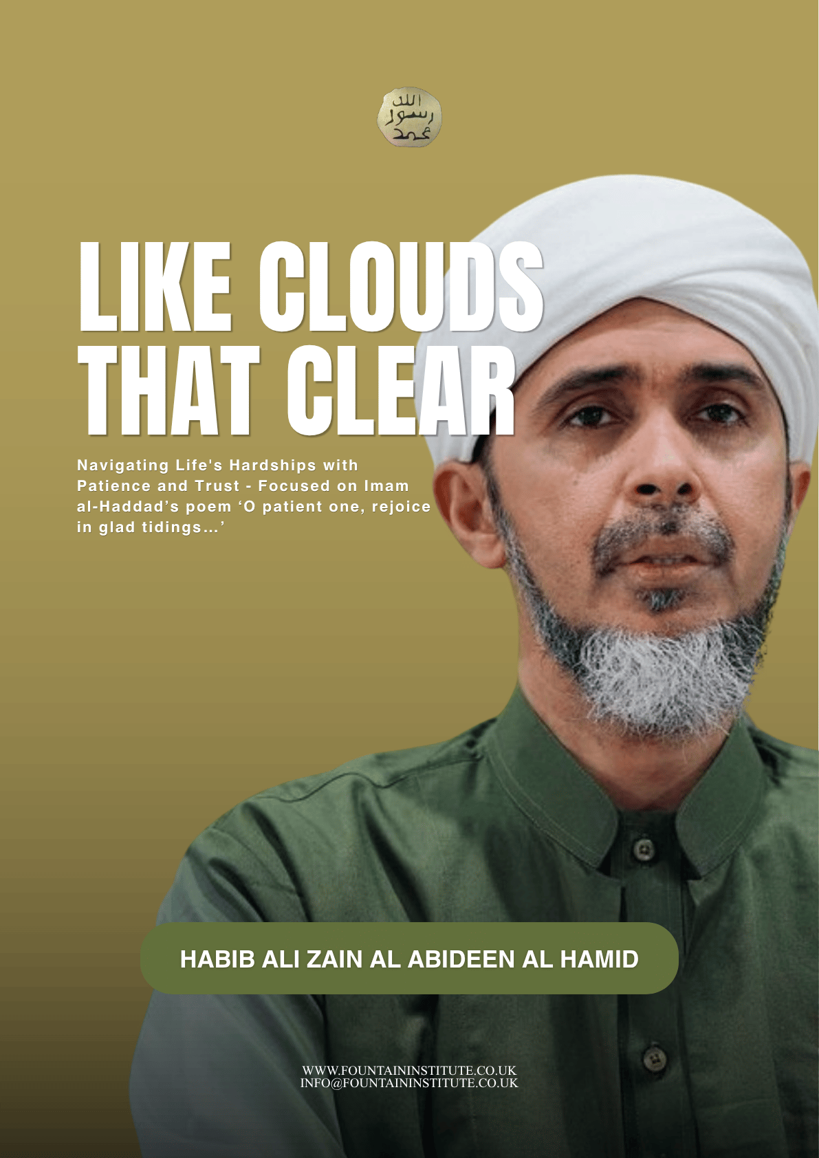 Like clouds that clear